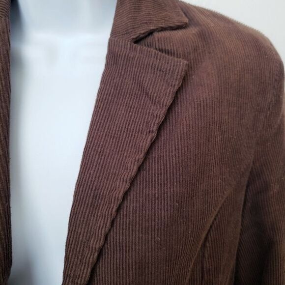 Vintage Brown Corduroy Blazer Jacket Size Small - Picture 7 of 13